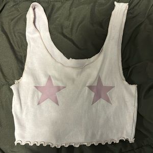 Medium Purple star shirt, from zumiez